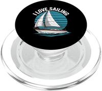 Amo l'arte della barca nautica a vela PopSockets PopGrip per MagSafe