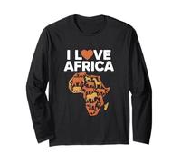 Amo l'avventura nella Fauna Selvatica in Africa Maglia a Manica