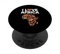 Amo l'avventura nella fauna selvatica in Africa PopSockets PopGrip Adesivo