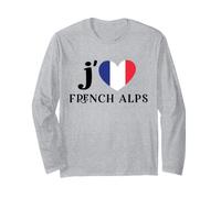 Amo Le Alpi francesi Maglia a Manica