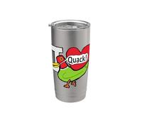 Amo le anatre Bicchiere termico in acciaio inox doppia parete