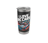 Amo le auto RC Entusiast Passion Design Bicchiere termico in acciaio inox doppia parete