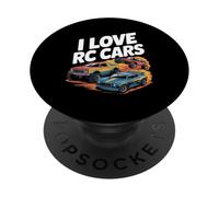 Amo le auto RC Passionate Motorsport PopSockets PopGrip Adesivo