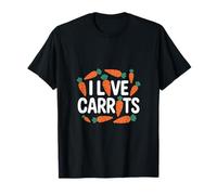 Amo le carote divertente amante vegetariano Maglietta