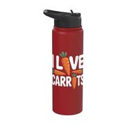 Amo le carote Stainless Steel Insulated Water Bottle