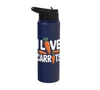 Amo le carote Stainless Steel Insulated Water Bottle