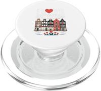 Amo le case sul canale dei tulipani di Amsterdam PopSockets PopGrip per MagSafe