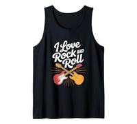 Amo le chitarre rock and roll amanti della musica Canotta