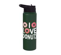 Amo le ciambelle Stainless Steel Insulated Water Bottle