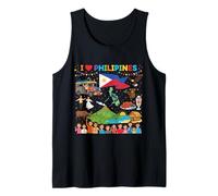 Amo Le Filippine Fiere Radici Filippine Canotta