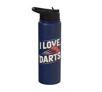 Amo le freccette, passionale e divertente Stainless Steel Insulated Water Bottle