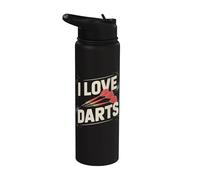 Amo le freccette, passionale e divertente Stainless Steel Insulated Water Bottle