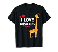 Amo Le Giraffe Amante delle Giraffe Maglietta
