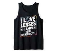 Amo Le Lenti e la Fotografia in Moto Canotta
