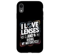 Amo le lenti e la fotografia in moto Custodia per iPhone XR
