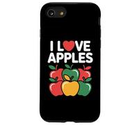 Amo le mele Amanti della frutta colorata Custodia per iPhone SE (2020) / 7/8
