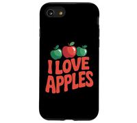Amo le mele Divertenti amanti della frutta Custodia per iPhone SE (2020) / 7/8