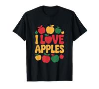 Amo Le Mele Natura Appassionato di Frutta Maglietta