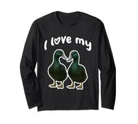 Amo Le Mie Anatre Cayuga Maglia a Manica