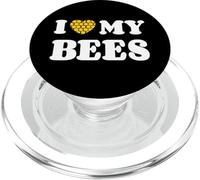 Amo Le Mie Api Cuore Da Apicoltore I Love My Bees PopSockets PopGrip per MagSafe
