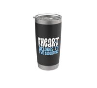 Amo le mie due figlie Bicchiere termico in acciaio inox doppia parete