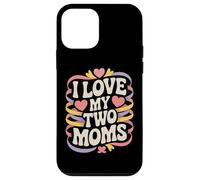 Amo le Mie Due Mamme Lesbiche LGBT Orgoglio Custodia per iPhone 12 mini