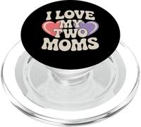 Amo le Mie Due Mamme Lesbiche LGBT Orgoglio PopSockets PopGrip per MagSafe