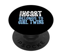 Amo le mie figlie gemelle PopSockets PopGrip Adesivo