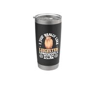 Amo le mie pecore Leicester a lana lunga Bicchiere termico in acciaio inox doppia parete