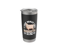 Amo le mie pecore Romney Bicchiere termico in acciaio inox doppia parete