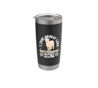 Amo le mie pecore Southdown Bicchiere termico in acciaio inox doppia parete