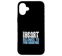 Amo le mie quattro figlie Custodia per iPhone 16 Plus