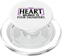 Amo le mie quattro figlie PopSockets PopGrip per MagSafe