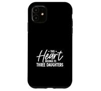 Amo le mie tre figlie Custodia per iPhone 11