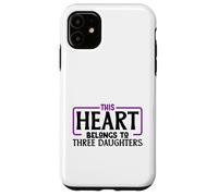 Amo le mie tre figlie Custodia per iPhone 11