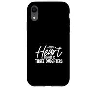 Amo le mie tre figlie Custodia per iPhone XR