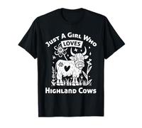 Amo le mucche delle Highland, Simpatica mucca delle Highland, Patrimonio scozzese Maglietta