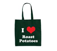 Amo Le Patate Arrosto - Borsa In Tela - Pranzo Cena Domenicale Di Patate Arrosto