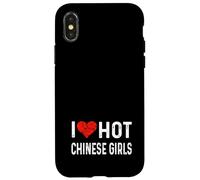 Amo le ragazze cinesi calde - Cina Shanghai Chongqing Pechino Custodia per iPhone X/XS