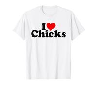 Amo Le Ragazze dal Cuore Maglietta