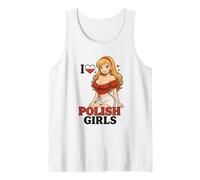Amo Le Ragazze polacche!! Mostra la Tua solidarietà in Polonia! Canotta