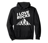 Amo Le Rocce Geology Rock Entusiast Design Felpa con Cappuccio