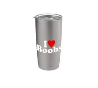 AMO LE TETTE A CUORE Bicchiere termico in acciaio inox doppia parete