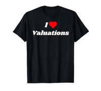 Amo Le Valutazioni con Un Cuore Rosso Maglietta