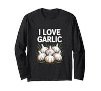 Amo le verdure appassionate di aglio Maglia a Manica