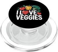 Amo le verdure Appassionato Vita sana PopSockets PopGrip per MagSafe