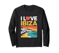 Amo Le Vibrazioni del Tramonto costiero di Ibiza Maglia a Manica