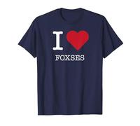 Amo Le Volpi, Amo Le Volpi Maglietta, Uomo, Navy, 3XL