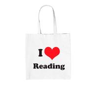 Amo Leggere - Borsa In Tela - Libro Libri Lettore Leggi Scrittore Autore