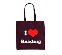 Amo Leggere - Borsa In Tela - Libro Libri Lettore Leggi Scrittore Autore